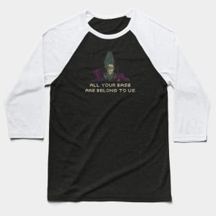 All Your Base Are Belong To Us Zero Wing Baseball T-Shirt